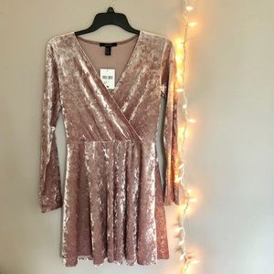 Pink Velvet Dress